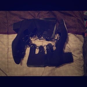 Black Gladiator heels